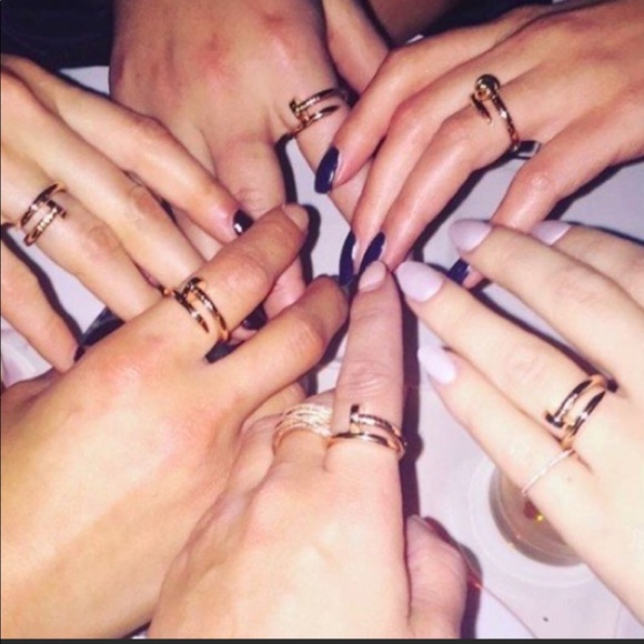 Gold Nail Ring (K17) - Picture 5 of 9